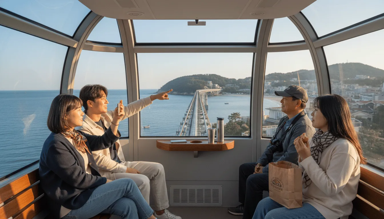 오후의 여유와 문화생활 - 해운대 블루라인파크와 달맞이길