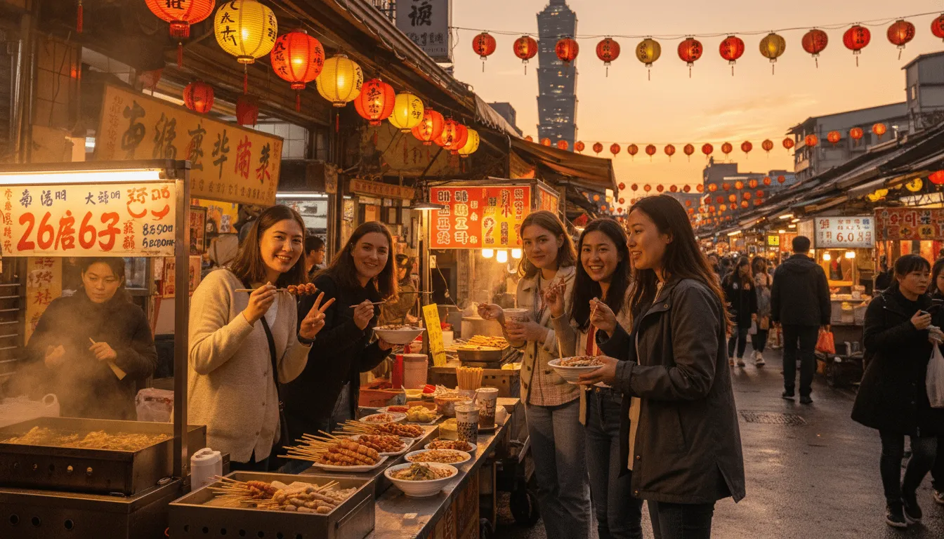 야시장 알차게 즐기는 타이밍 전략