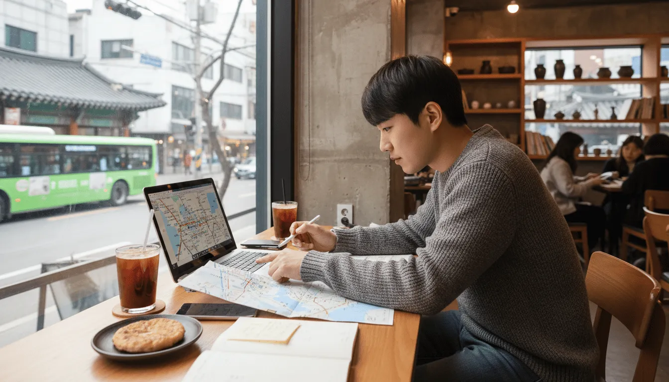 짧은 일정, 동선을 줄이는 마법 숙소 위치
