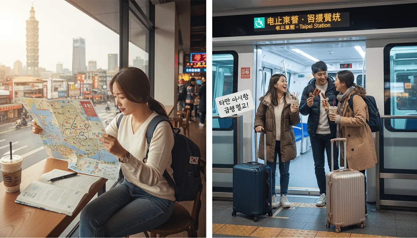타이베이 2박3일 자유여행 첫날 동선 덜 꼬이게 짜는 방법 해외여행 플랜