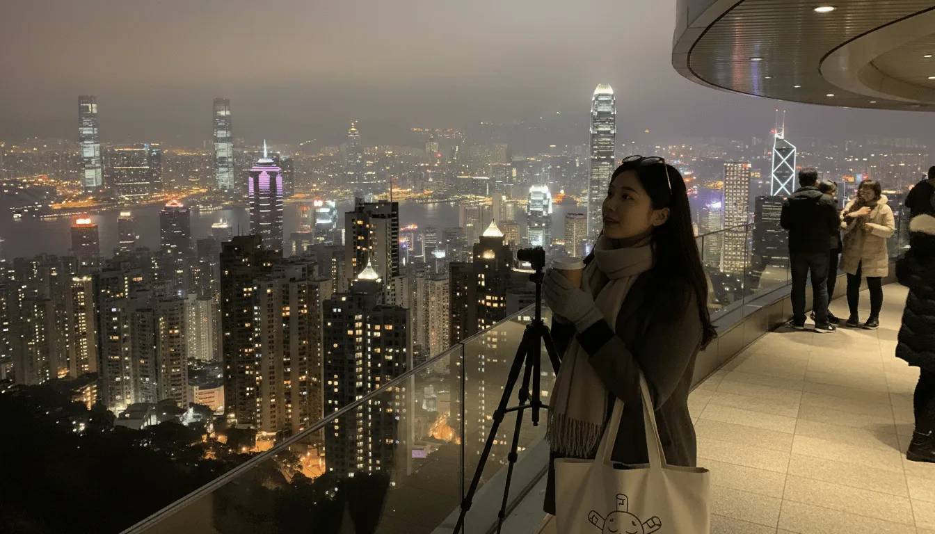 야경의 황홀경, 홍콩 밤을 수놓다
