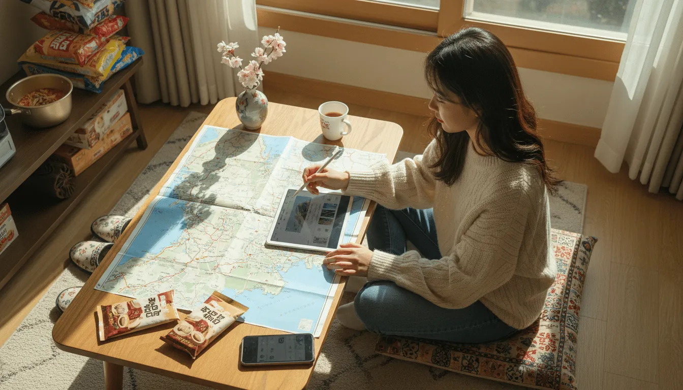 최적의 여행 동선 조합 비법
