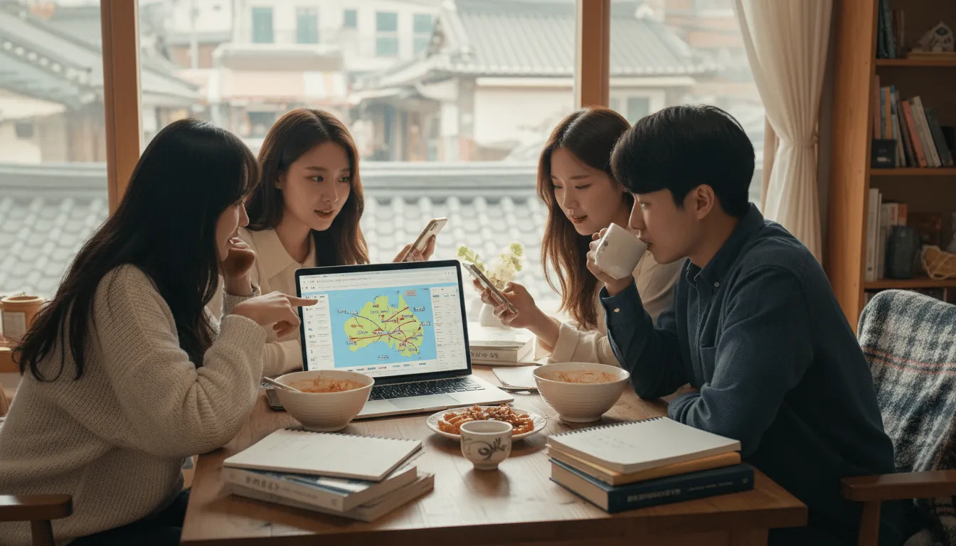 도시 간 이동 시간과 효율적인 루트 짜기
