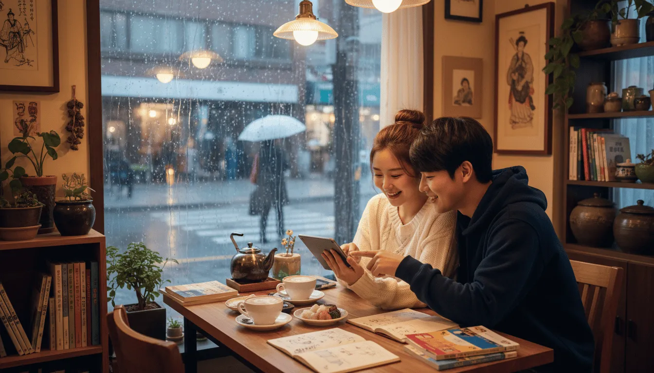 갑작스러운 비에 당황하지 않는 여행 팁