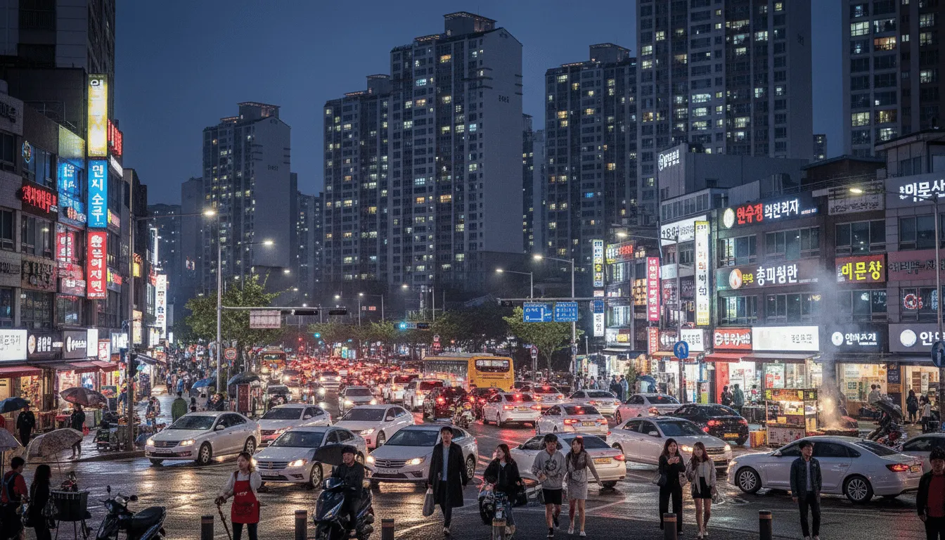주변 환경과 밤 문화 고려하기