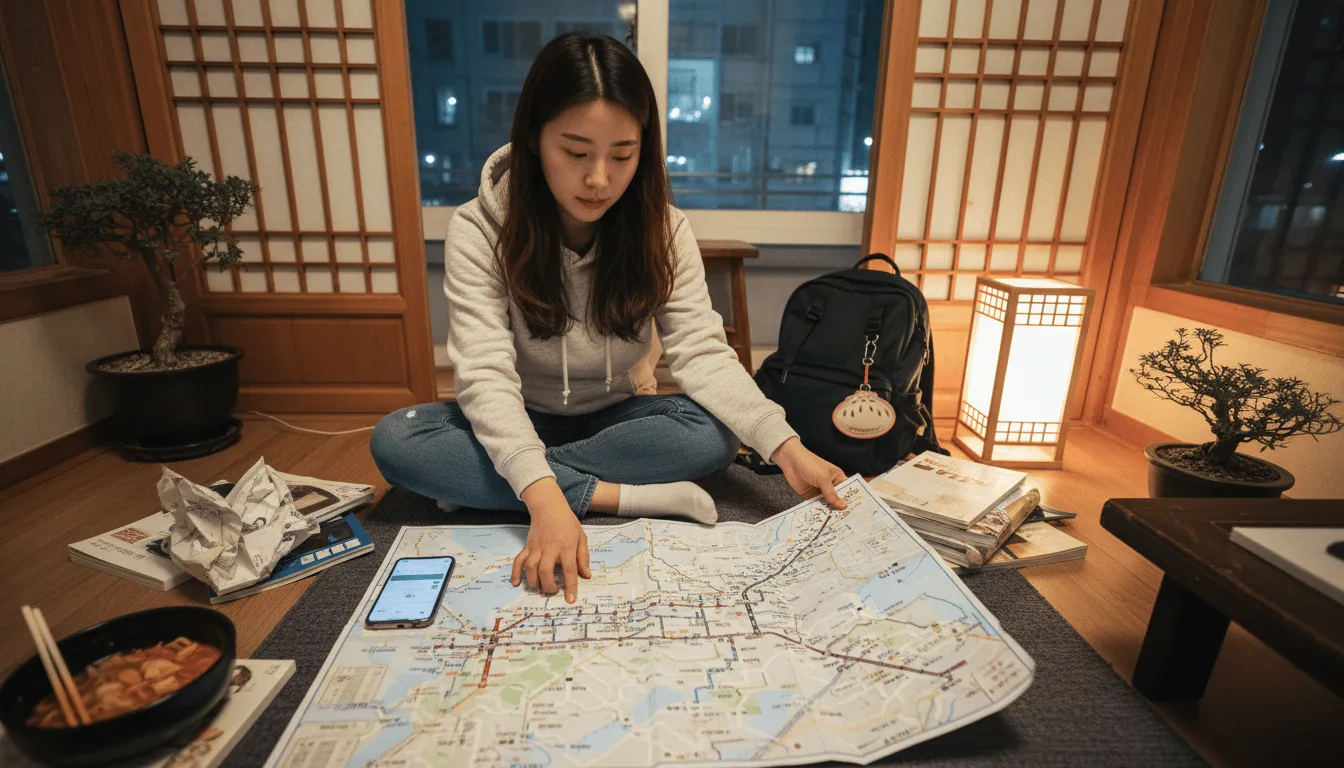 첫날 숙소는 현명하게 골라야 해요!
