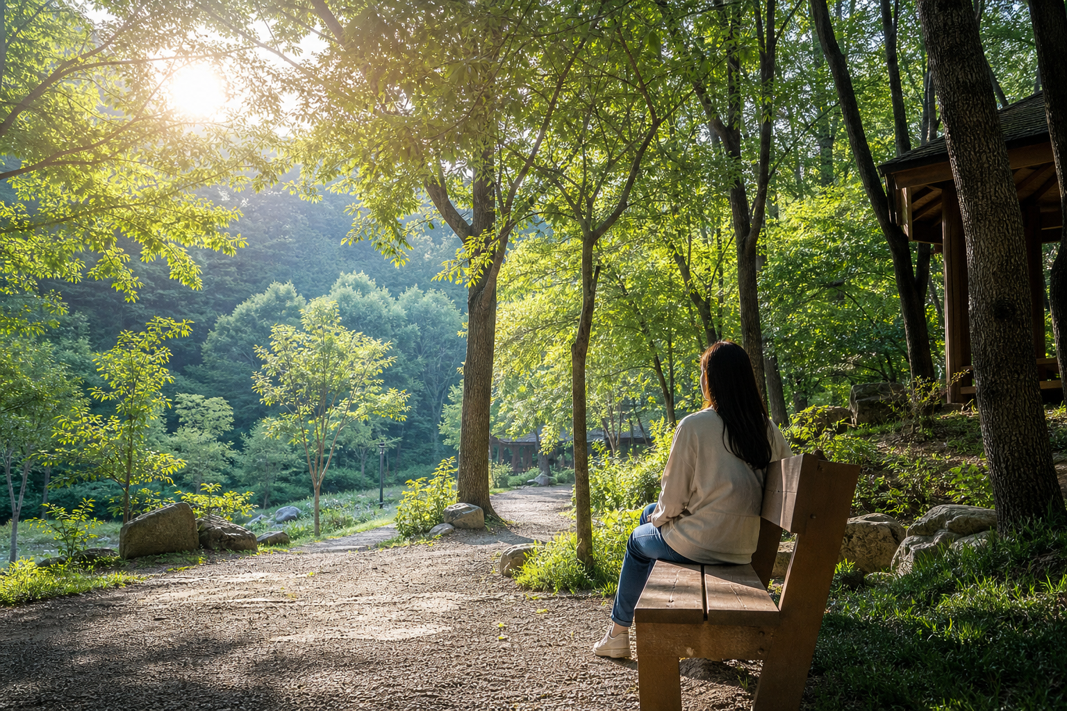 울주 자연 속 힐링 산책과 휴식이 어우러진 웰니스 여행 장면