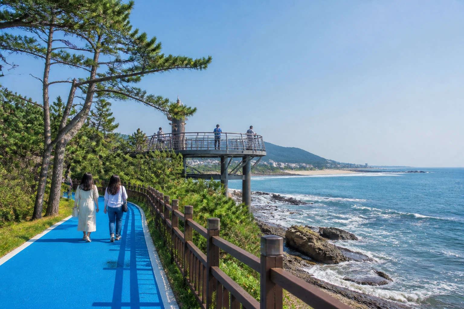 울주 해안 웰니스 여행 풍경