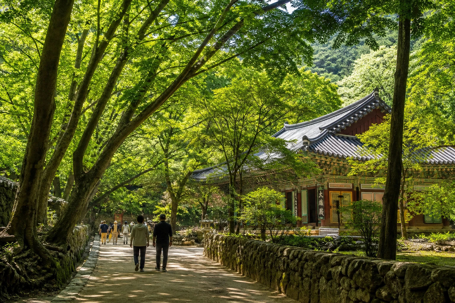 선운사 숲길과 고창 여행 코스 풍경