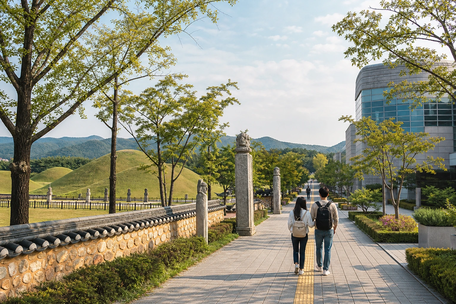 김해 가야 역사 도보여행 거리 풍경