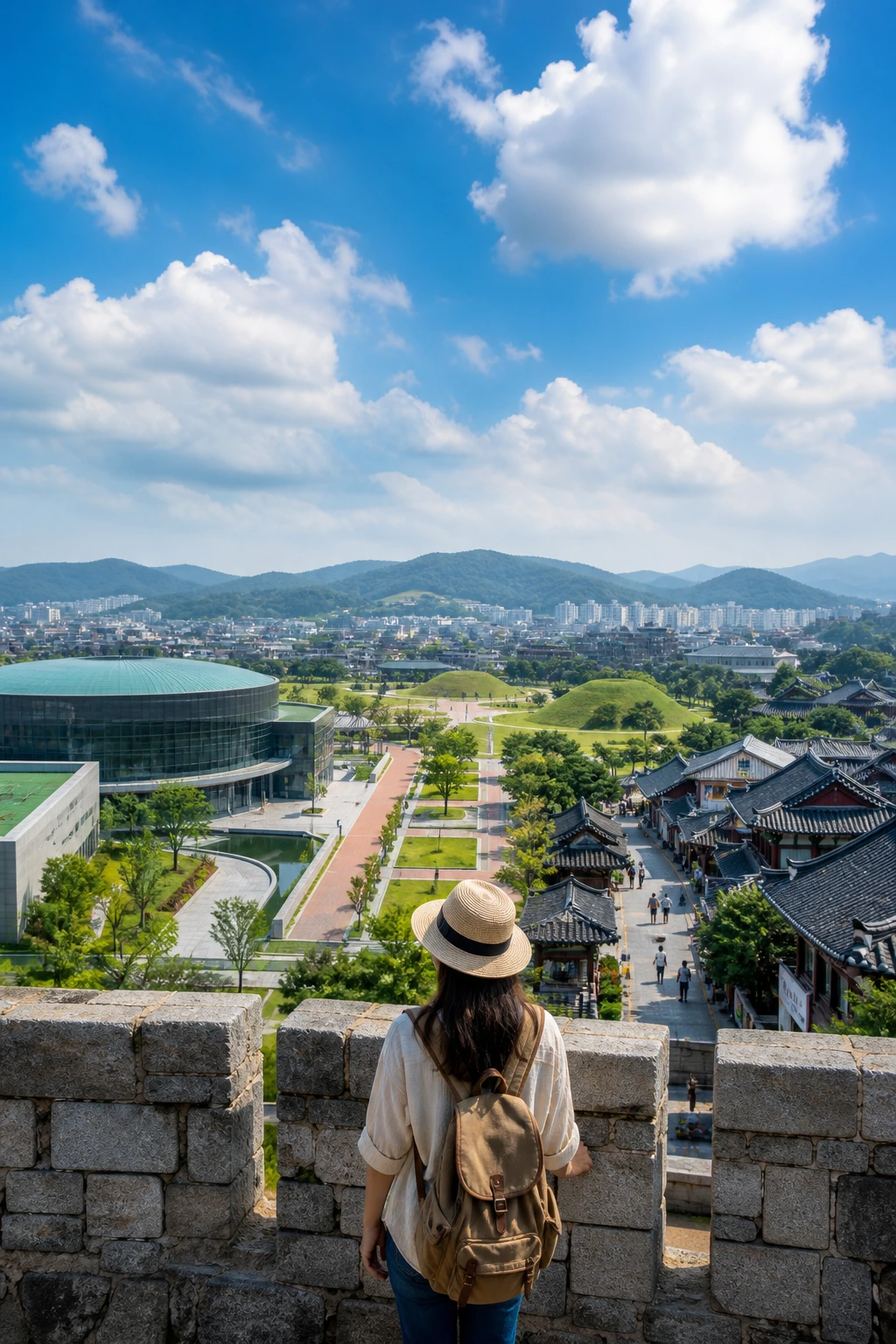 김해 가야 역사 여행 전망과 도보 코스 이미지